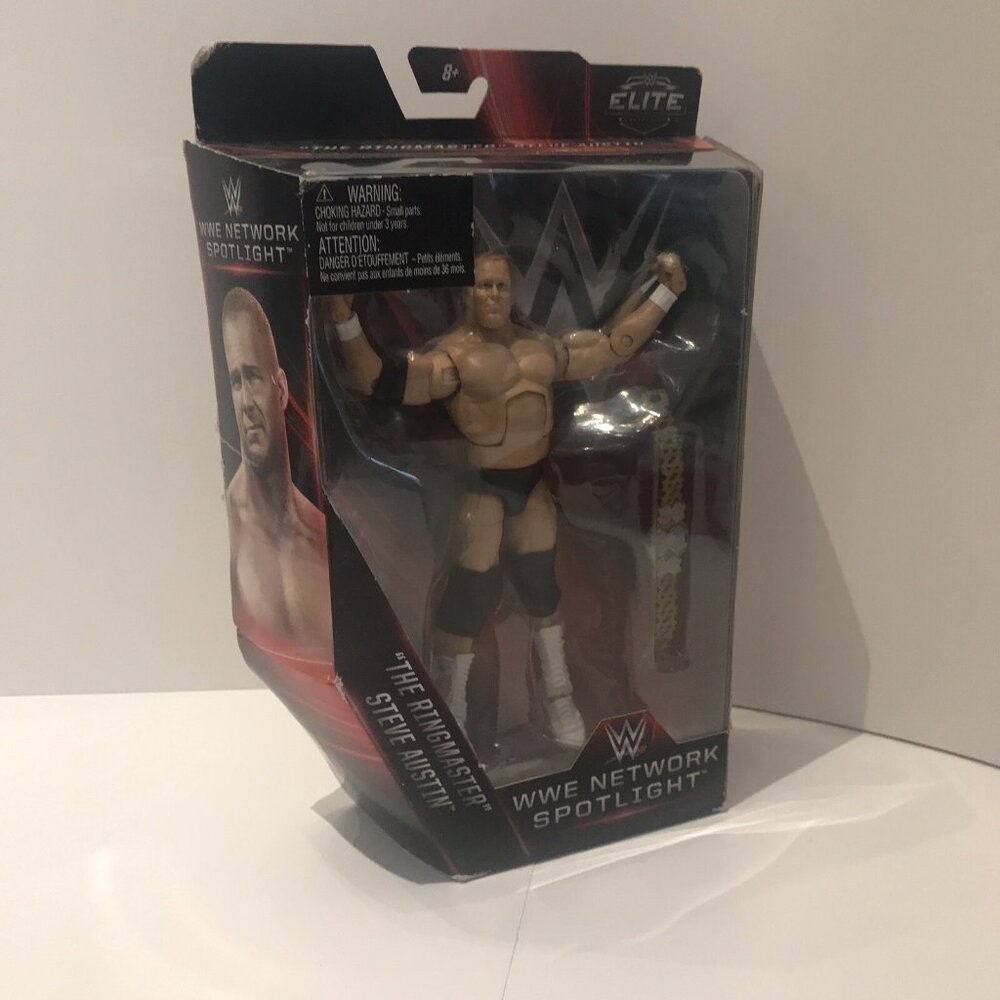Ringmaster Steve Austin WWE Network Spotlight Action Figure  Mattel 2016